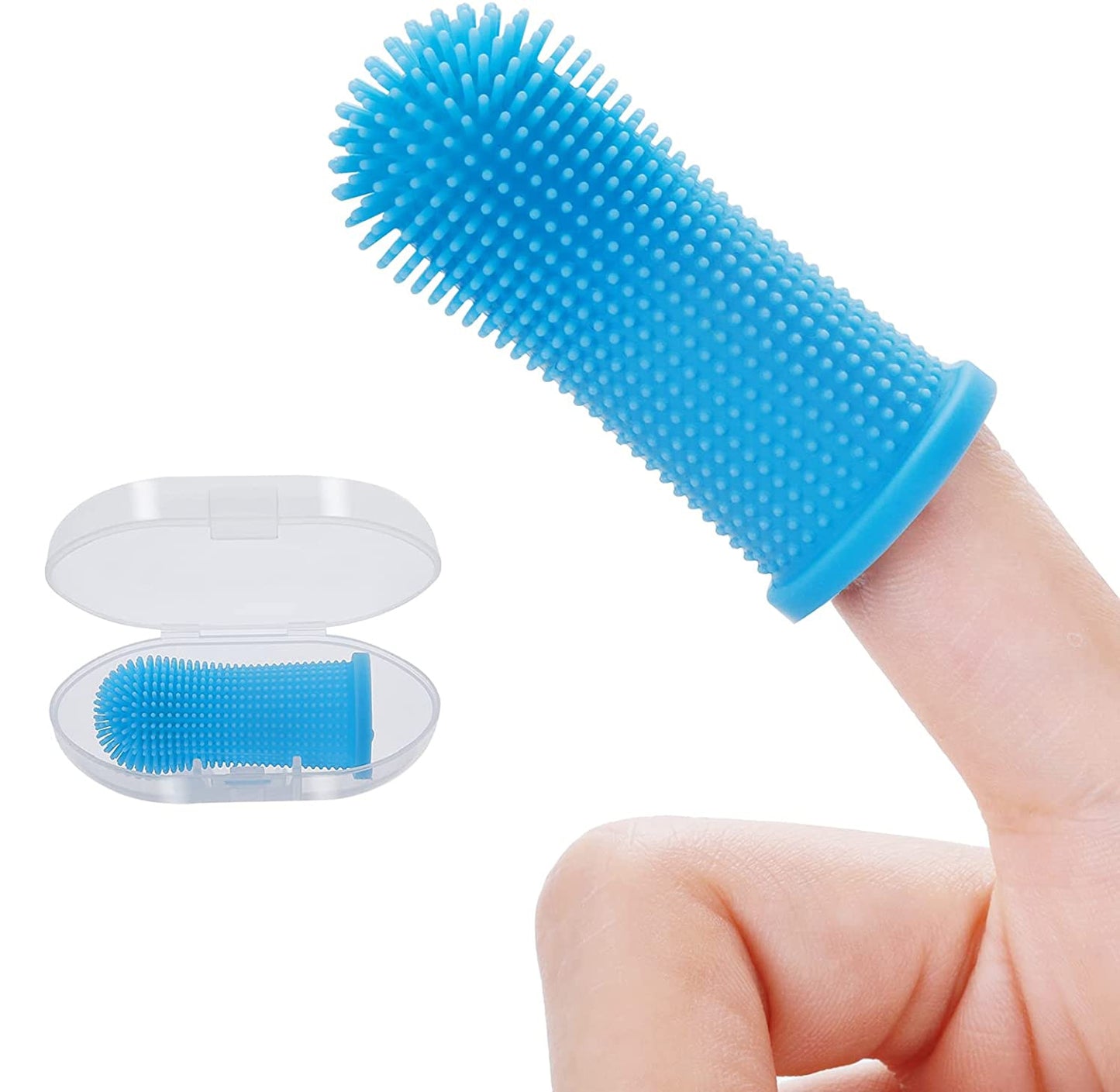 Dog Super Soft Pet Finger Toothbrush Teeth Cleaning